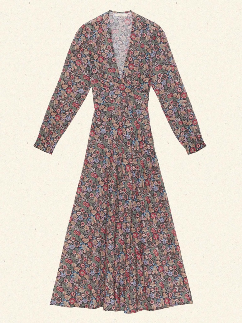 Doen CHARLESTON DRESS in wildberry thicket - size S - Picture 4 of 9